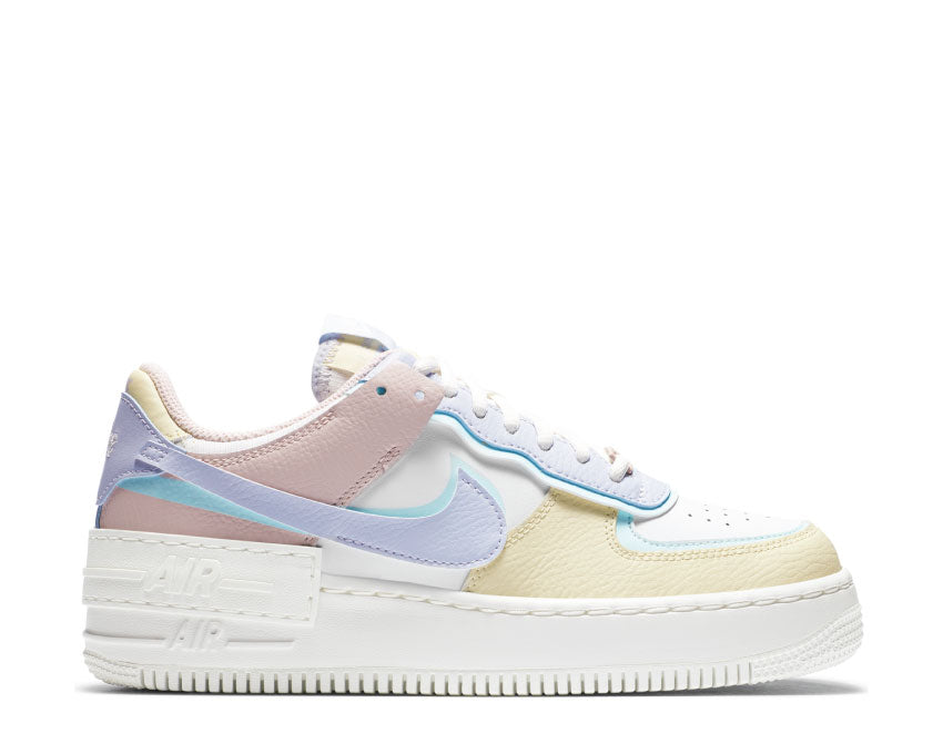 nike air force 1 shadow trainers ghost glacier blue fossil rose