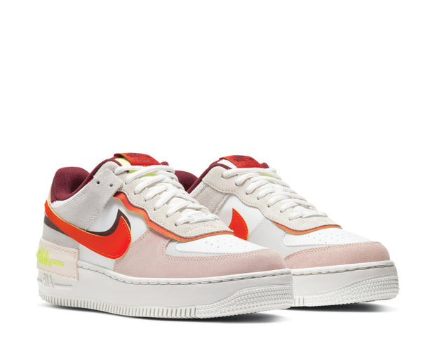 orange and red air force 1