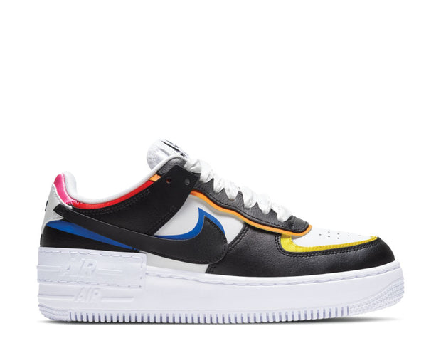 nike air force 1 white pink yellow