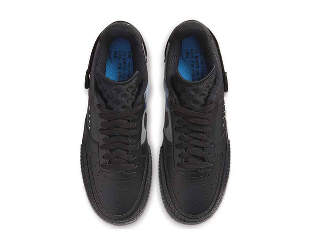 nike air force 1 type black blue