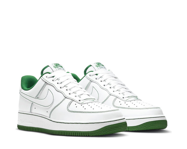 nike air force white and green