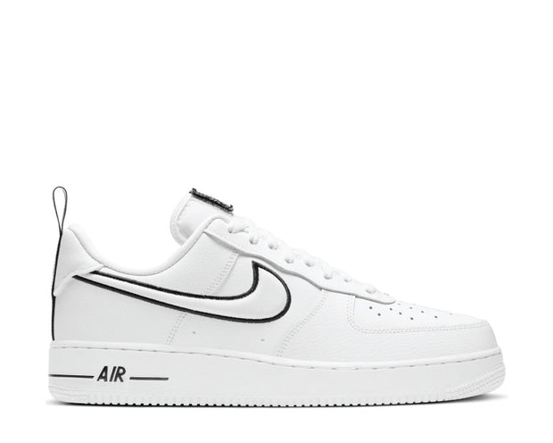 nike air force 1 white and black