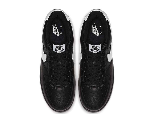 nike air force 1 low retro qs black/white men's shoe