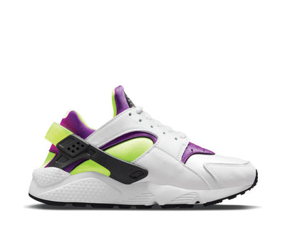 Nike Air Huarache White / Neon Yellow - Magenta - Black DH4439-101