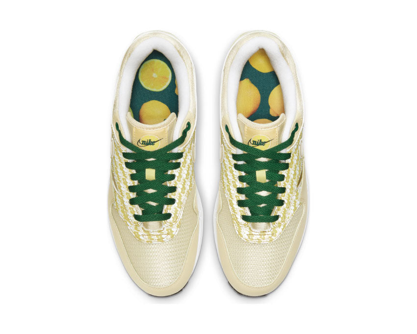 nike air max 1 premium lemonade lemonade pine green 1 true white cj0609 700