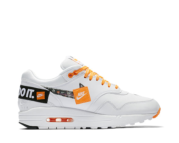 Nike Air Max 1 White "Just Do It" - NOIRFONCE