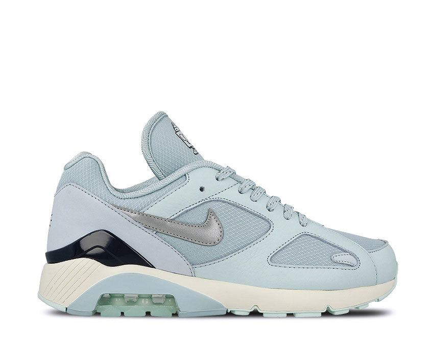 nike air max 180 ocean bliss & metallic silver