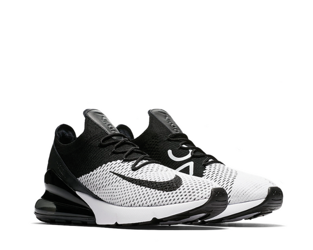 air max 270 flyknit black and white