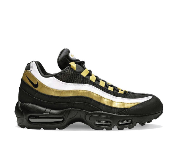 air max 95 black metallic gold white