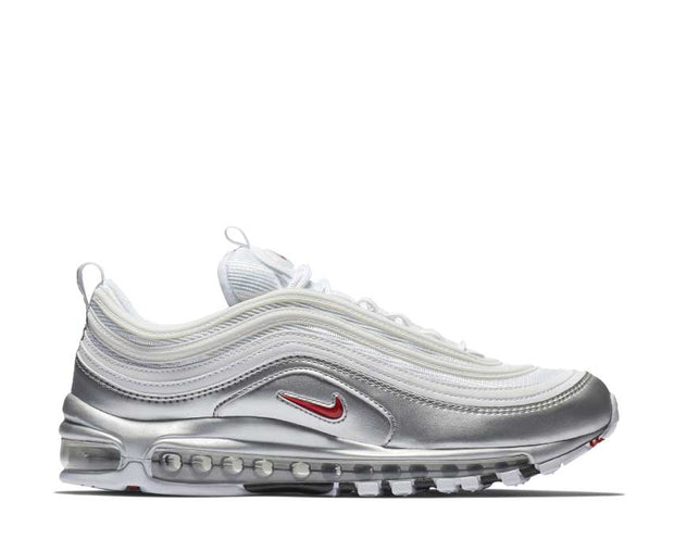 air max 97 white and metallic silver