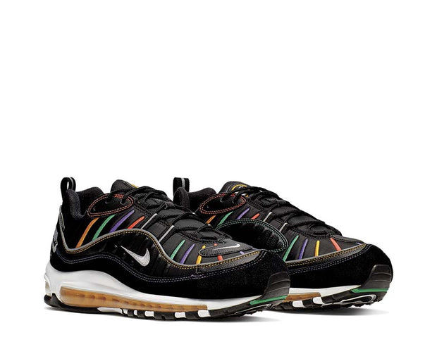 air max 98 premium black flash crimson kinetic green