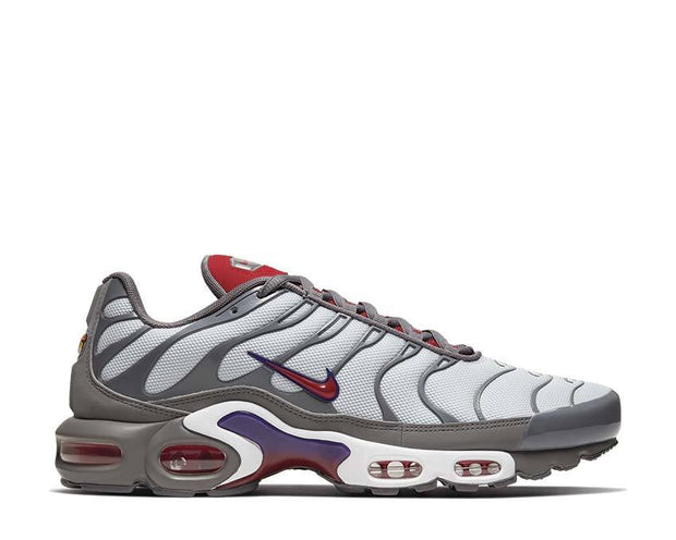 nike air max plus white red