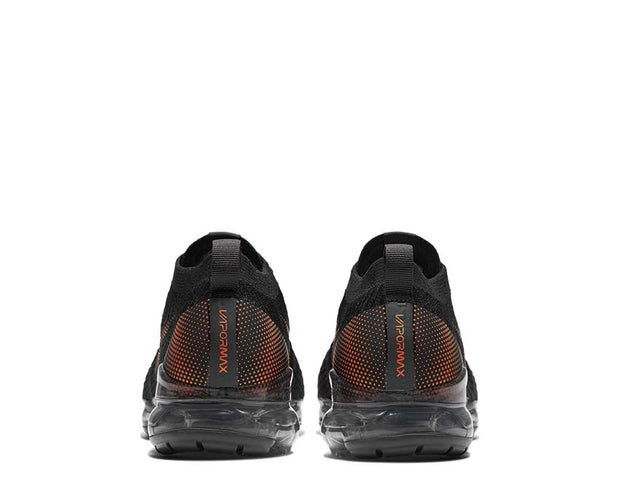 nike air vapormax flyknit 3 dark grey total orange