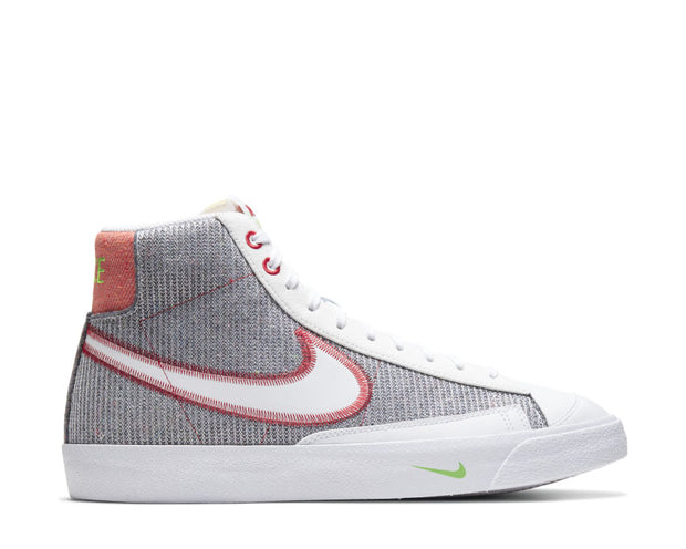 nike blazer grey and red