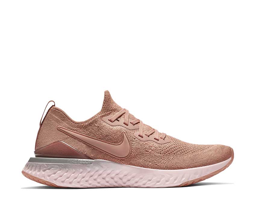 epic react flyknit 2 rose gold barely rose