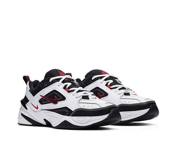 nike m2k tekno black and red