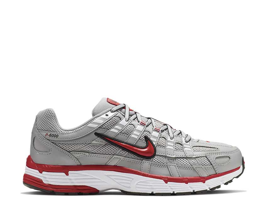 nike p 6000 red silver