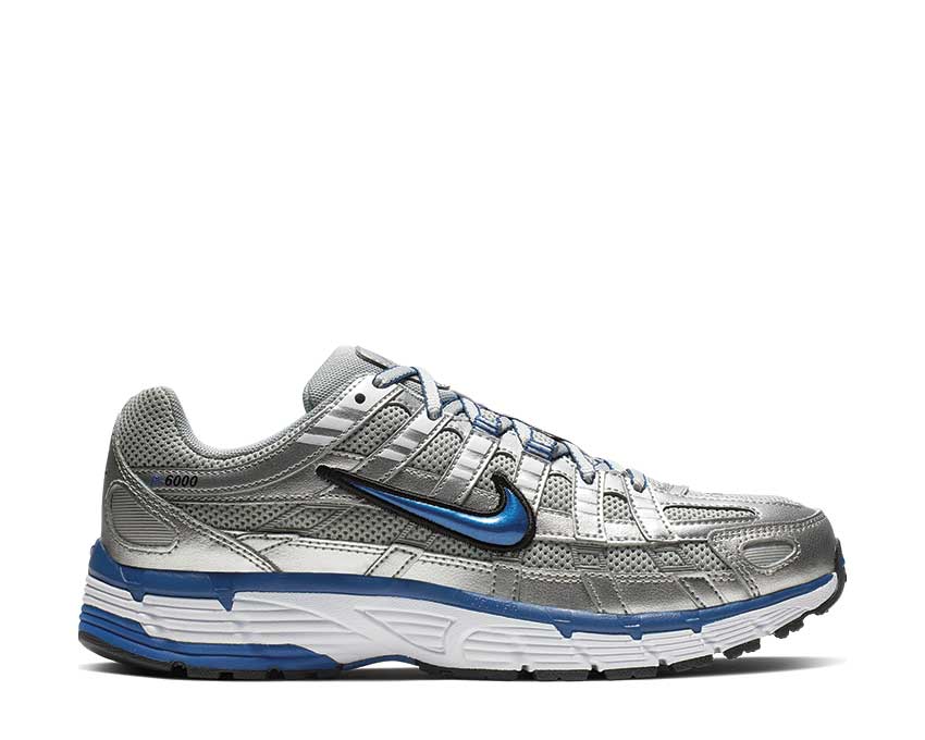 nike p 6000 metallic silver blue