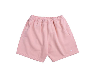 nike soloswoosh shorts bleached coral dv3055 697 400x