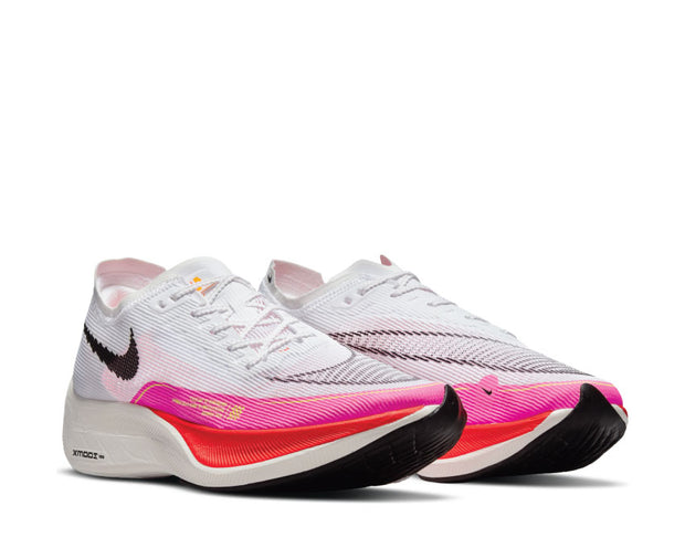 zoomx vaporfly next unisex shoes pink blast/black