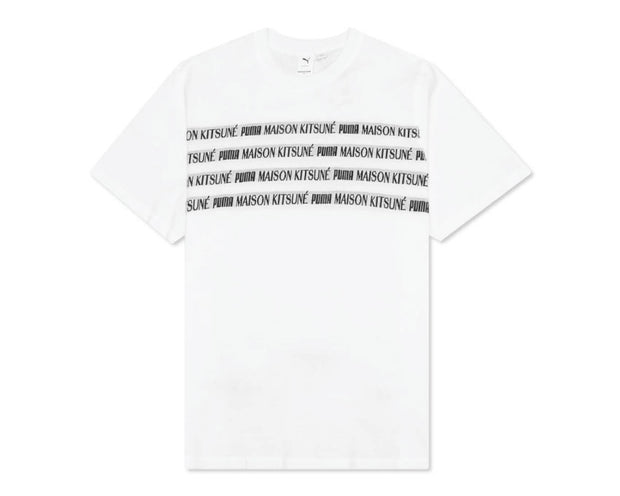 Puma Maison Kitsune Tee White / Black 532328 02