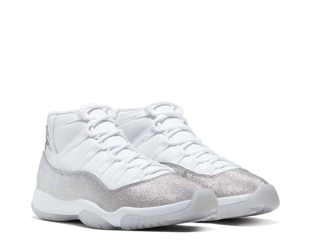 jordan 11 retro white silver