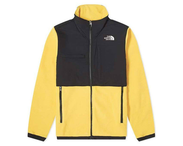 the north face windbreaker yellow