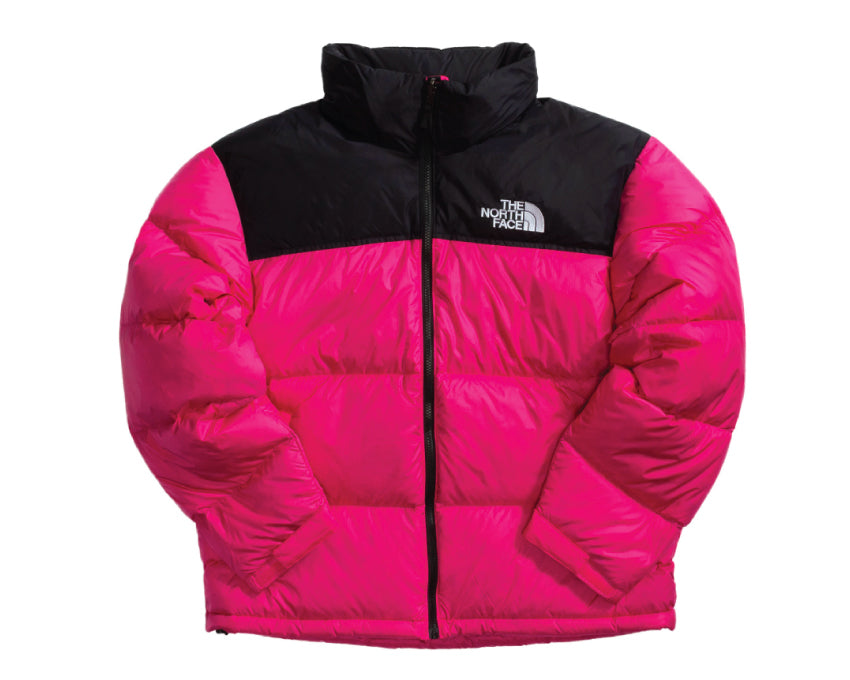 pink north face jacket