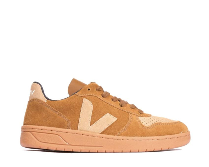 VEJA womens V-10 Suede Camel Desert VX0302914B