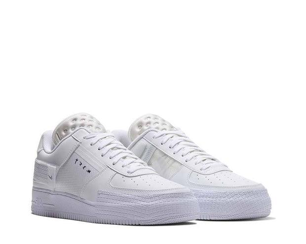 nike air force 1 type white black womens