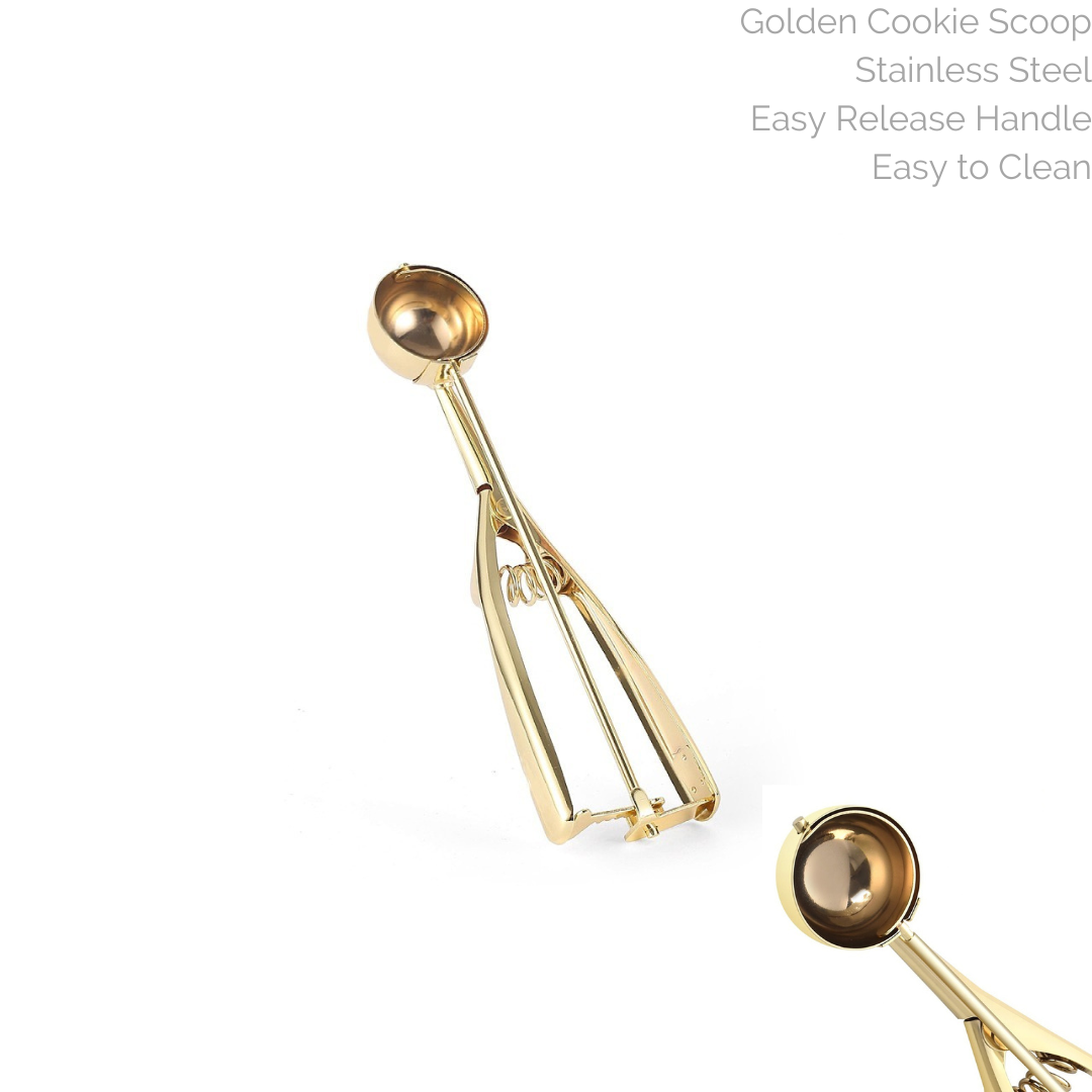 TWS Wilton Gold Cookie Scoop Set, 2-Piece