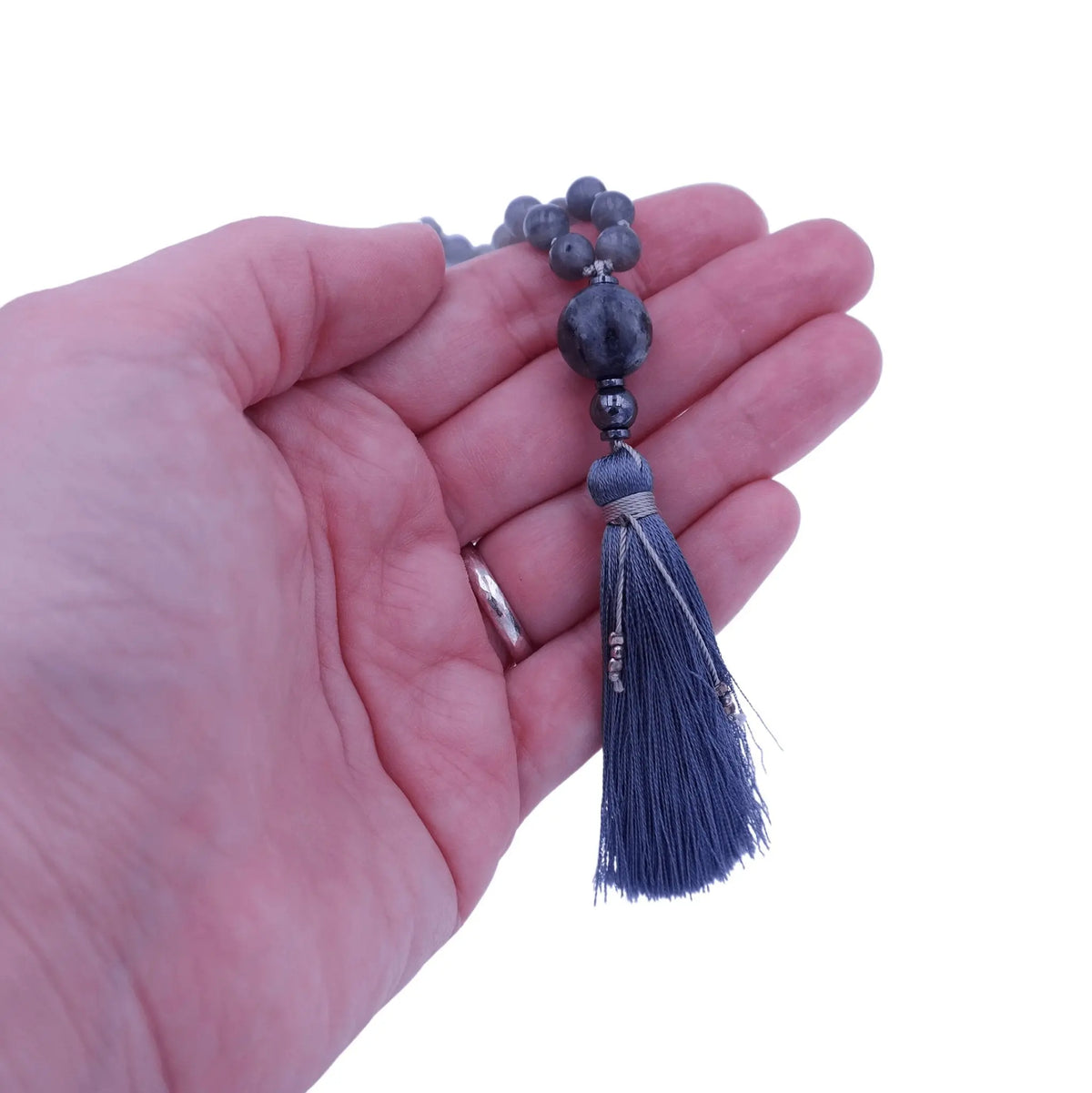 Lapis Lazuli Mala Beads - DIY Mala Kit for Intuition - MeraKalpa Malas