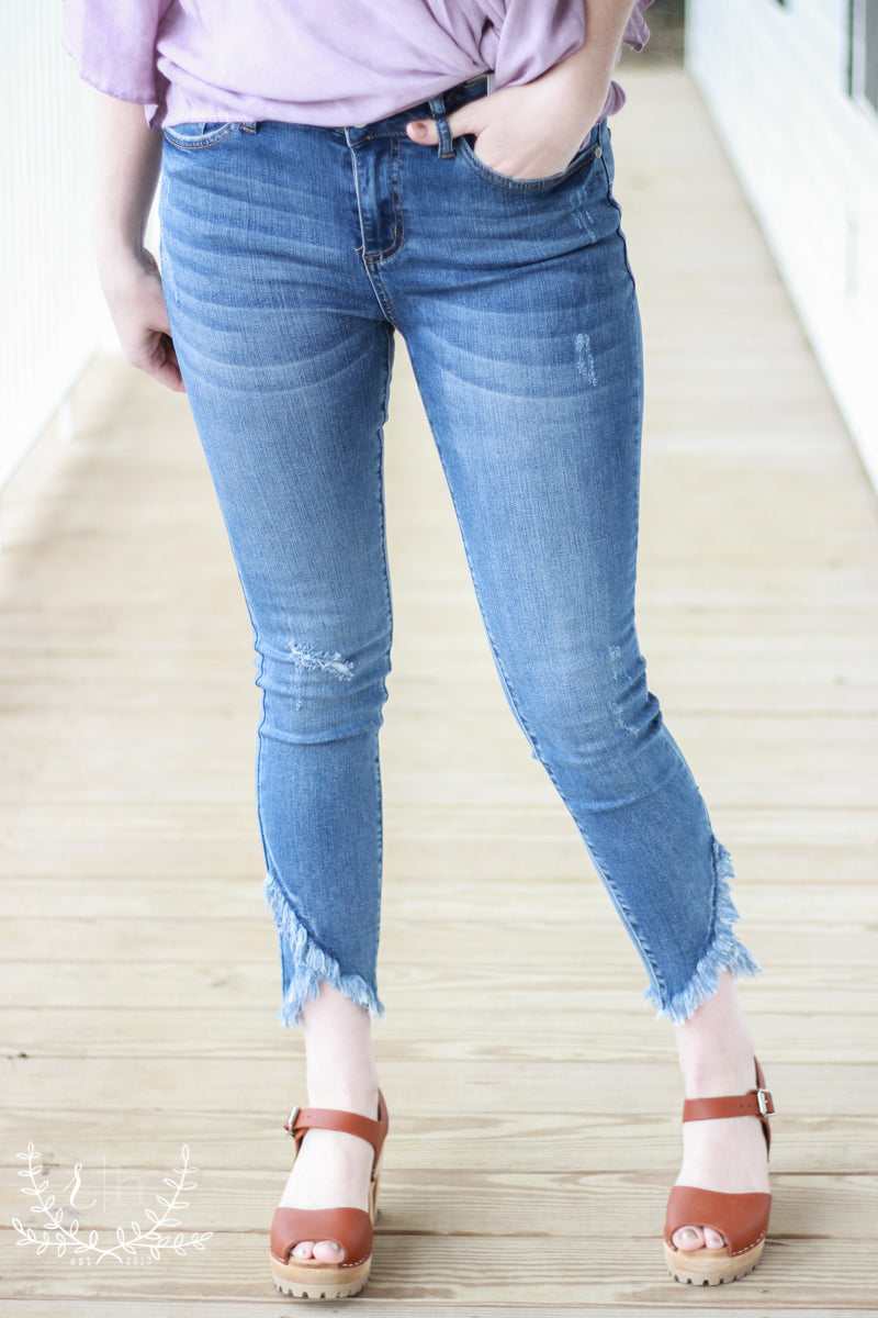 judy blue tulip hem jeans