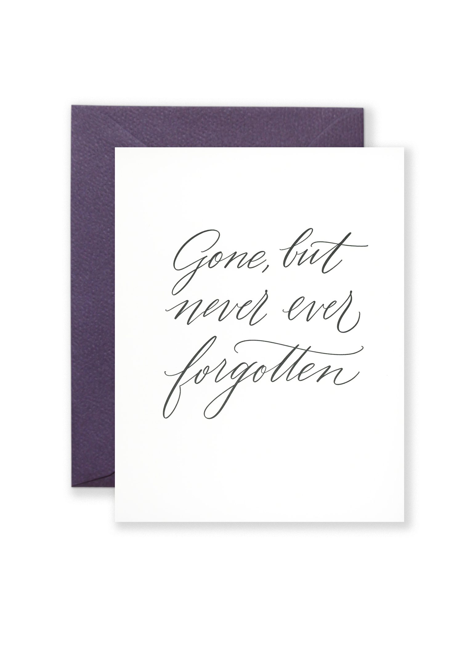 Gone But Not Forgotten Greeting Card | Lionheart Prints | Reviews on ...