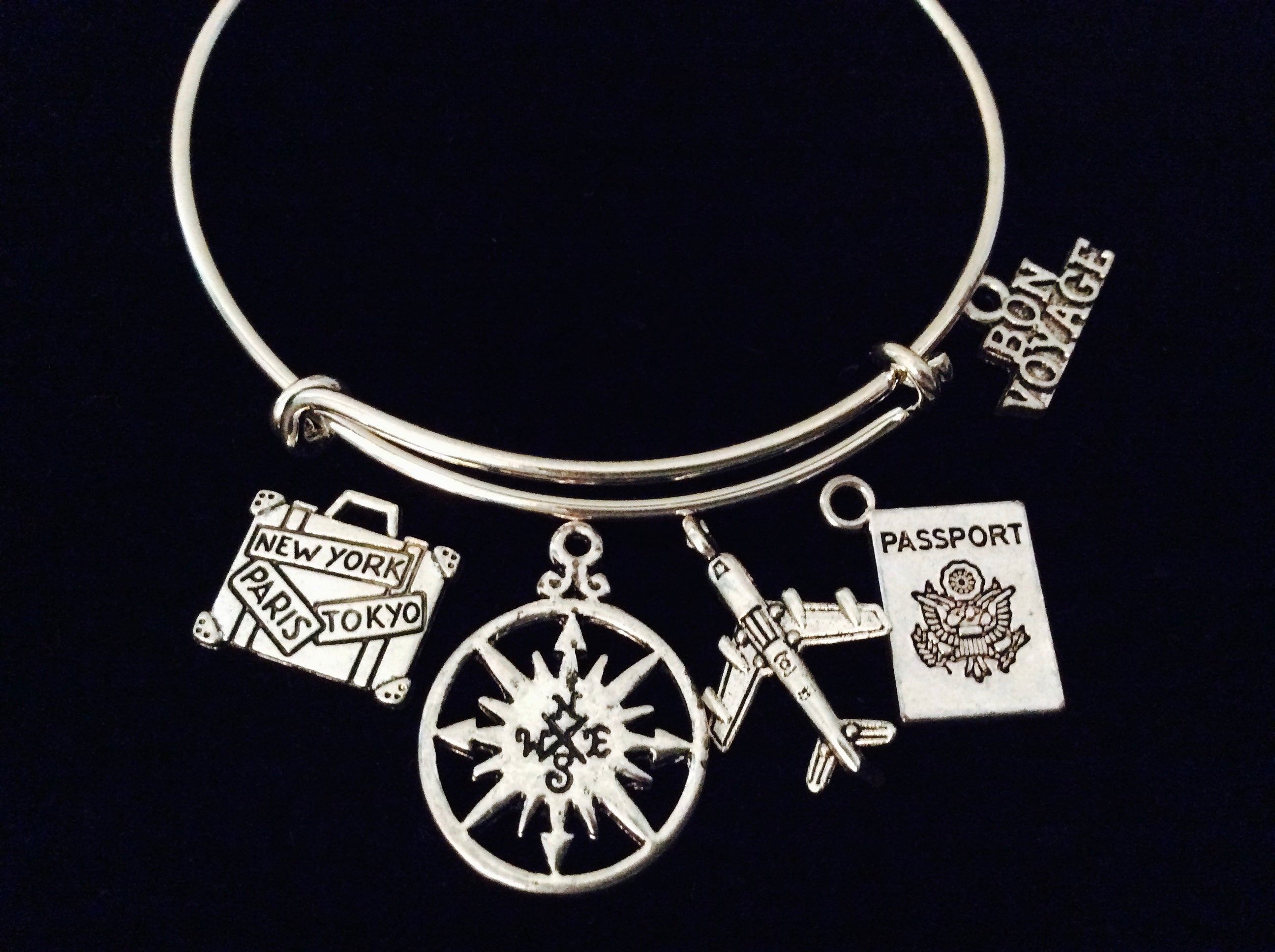 free bon voyage charm bracelet