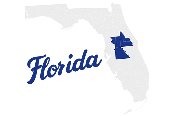 Central Florida Service Area Map – Clermont City LLC