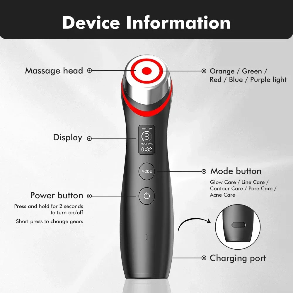 Portable EMS V-Shape Facial Device - Duhaamart