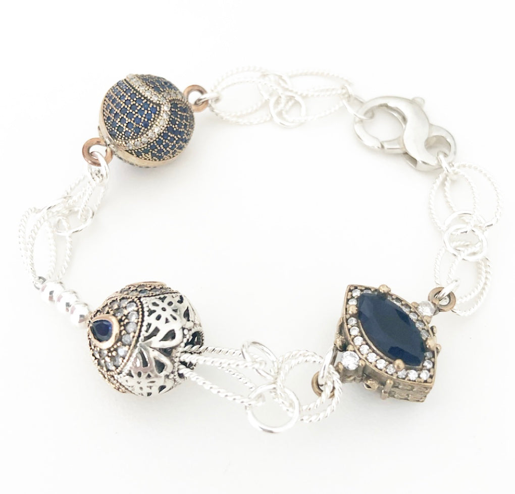 Sapphire Crown Jewels Bracelet