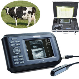 Handheld 5.5''Vet LCD Color Digital PalmSmart Ultrasound Scanner+Rectal Probe CE 190891828620
