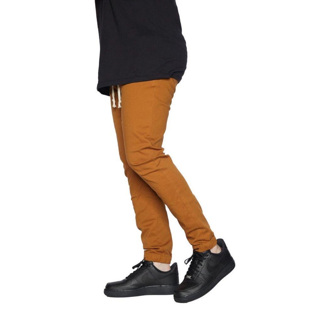 dark tan joggers