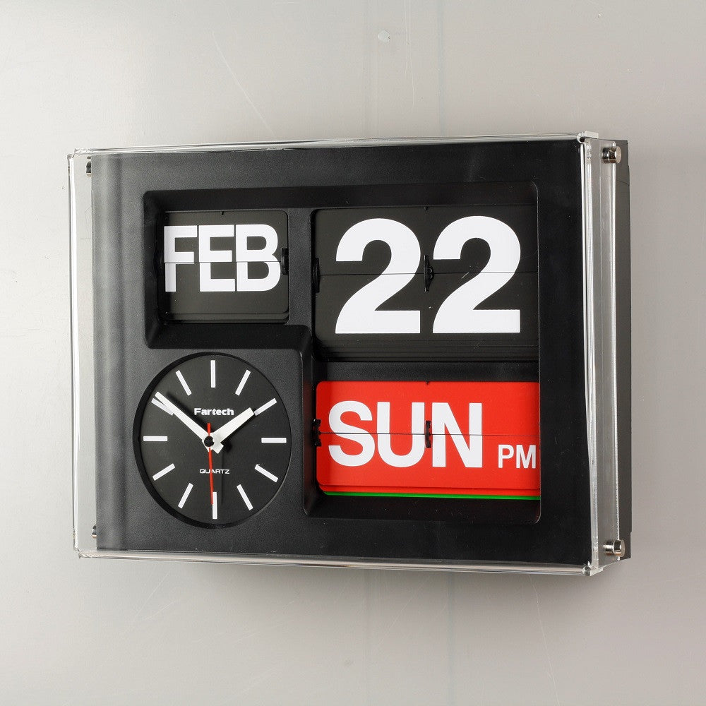 FARTECH Auto Calendar Flip Clock AD660 FARTECH Flip Clocks