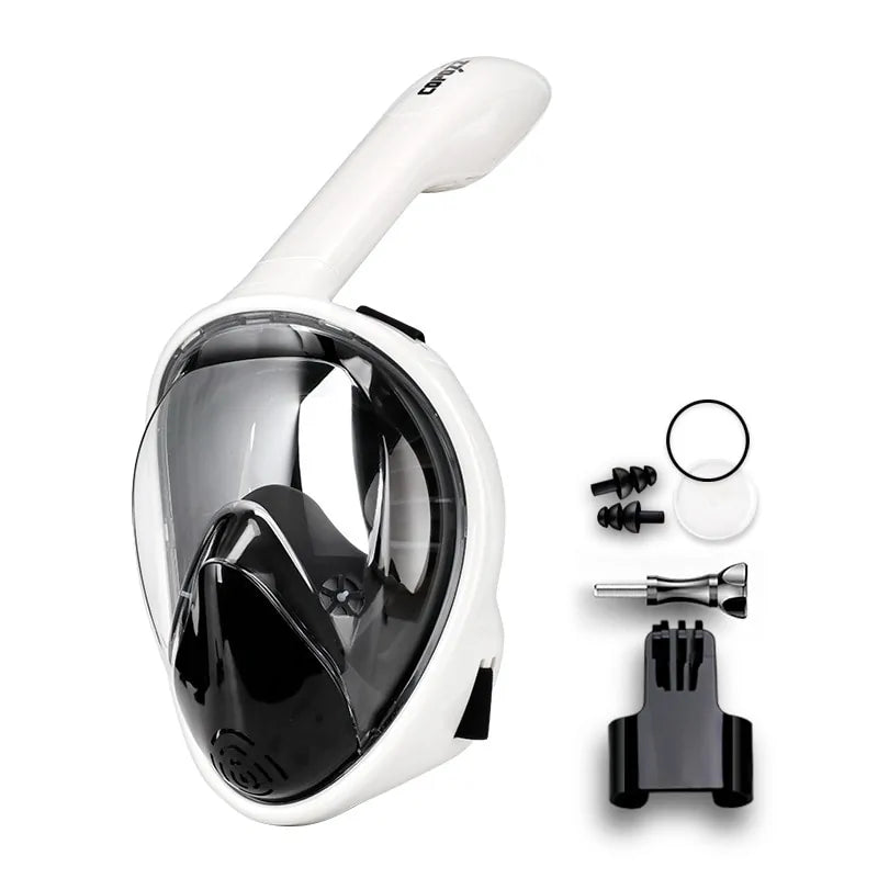 Full Face Scuba Diving Snorkel Goggles - Image 4