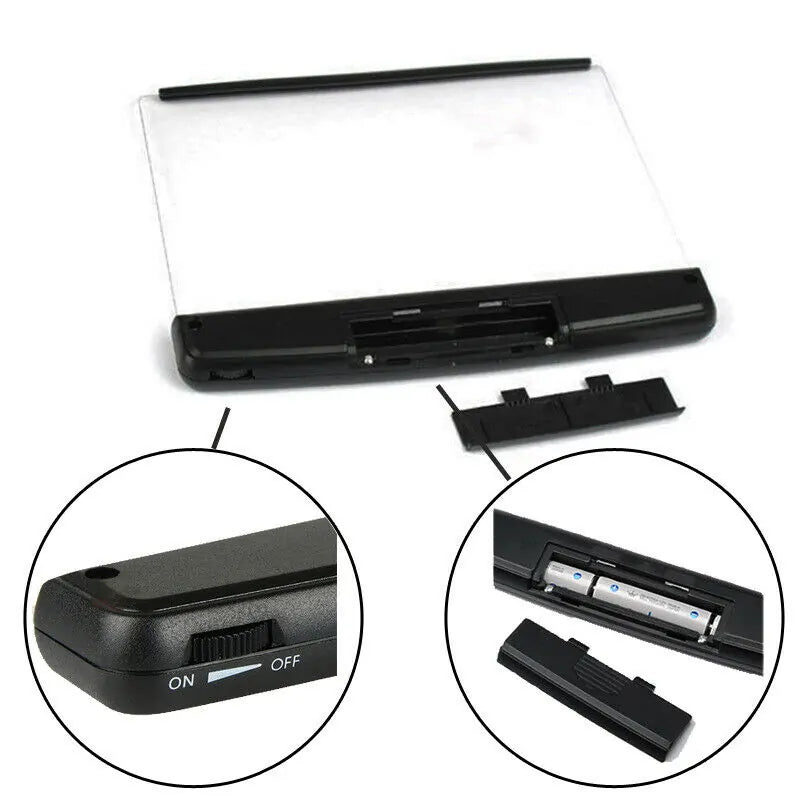 Portable Ultra-thin Flat Plate Panel Reading Light - Image 4