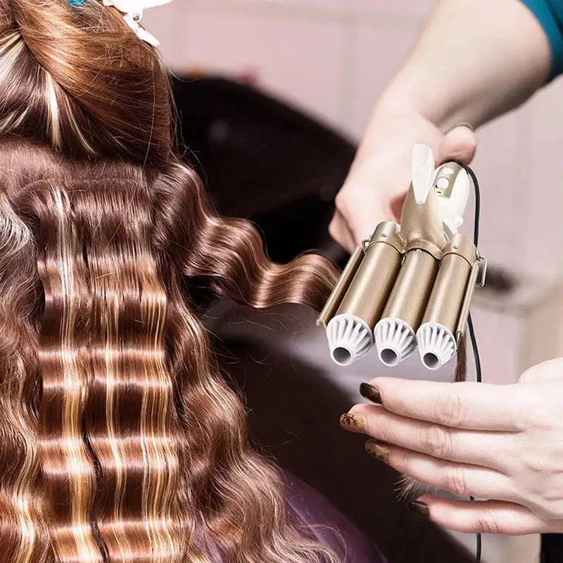 Electric Triple Barrel Curling Iron - Image 7