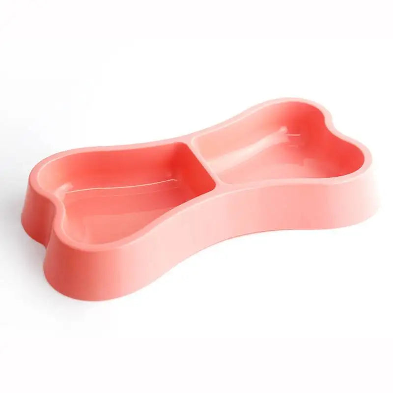 Bone-Shaped Double Dog Feeder Bowl - Image 6
