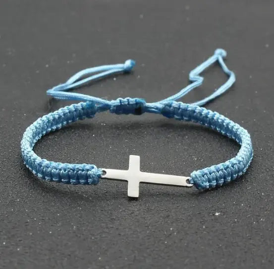 Rope Cross Bracelet - Image 3