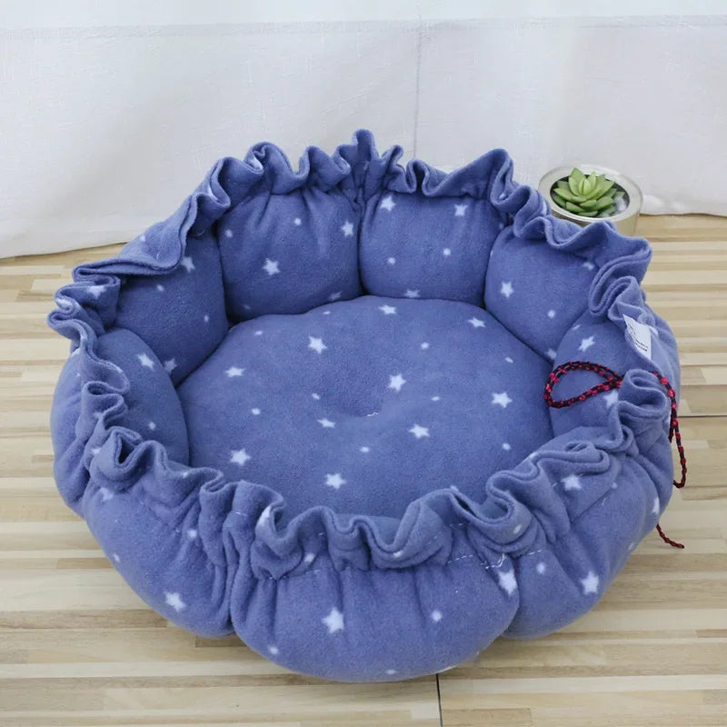 Soft Cotton Dog Bed - Winter Warm Cushion - Image 14