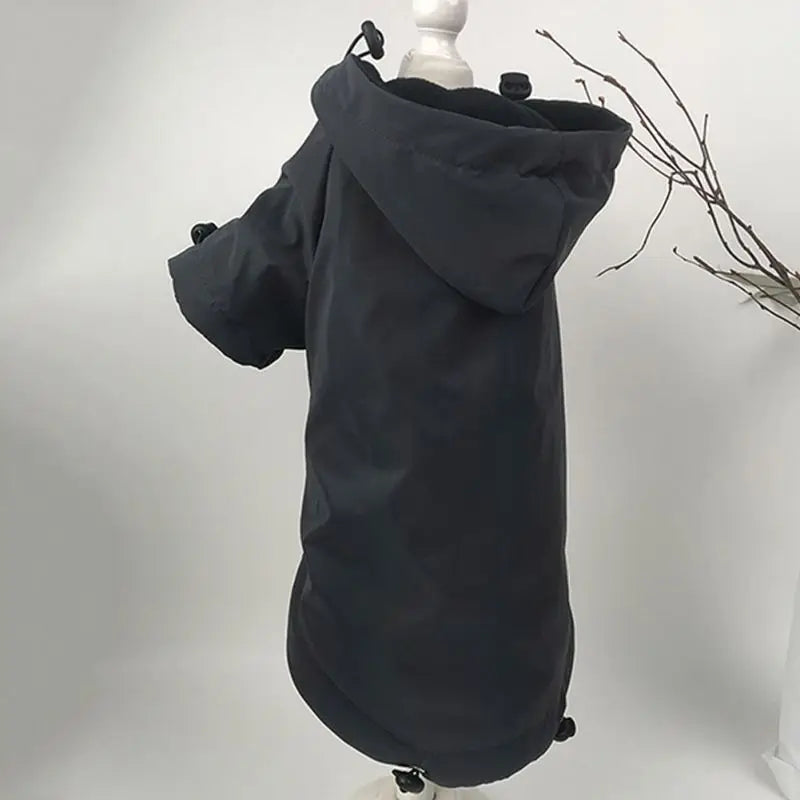 Reflective Hardshell Pet Jacket - Thermal Dog Hoodie - Image 5