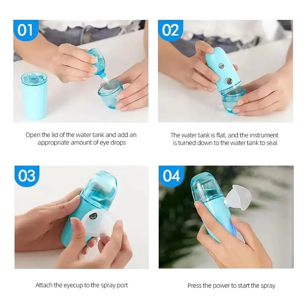 Nano Portable USB Charging Eye Mist Steam Sprayer - Image 7
