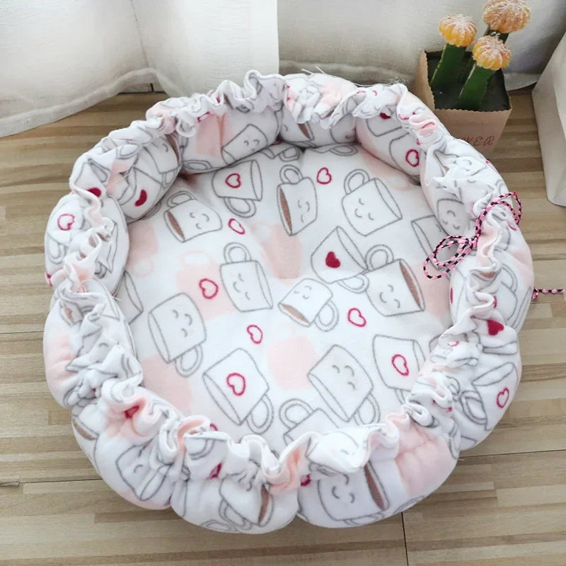 Soft Cotton Dog Bed - Winter Warm Cushion - Image 11